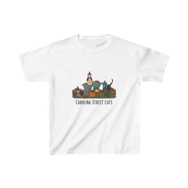 FALL 3 Cats Carolina Street Cats Kids Heavy Cotton™ Tee