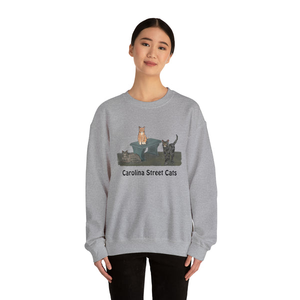 Carolina Street Cats Unisex Heavy Blend™ Crewneck Sweatshirt