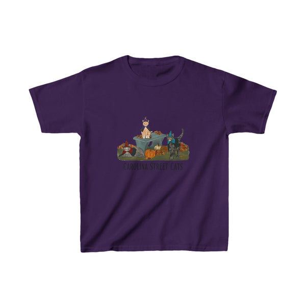 FALL 3 Cats Carolina Street Cats Kids Heavy Cotton™ Tee