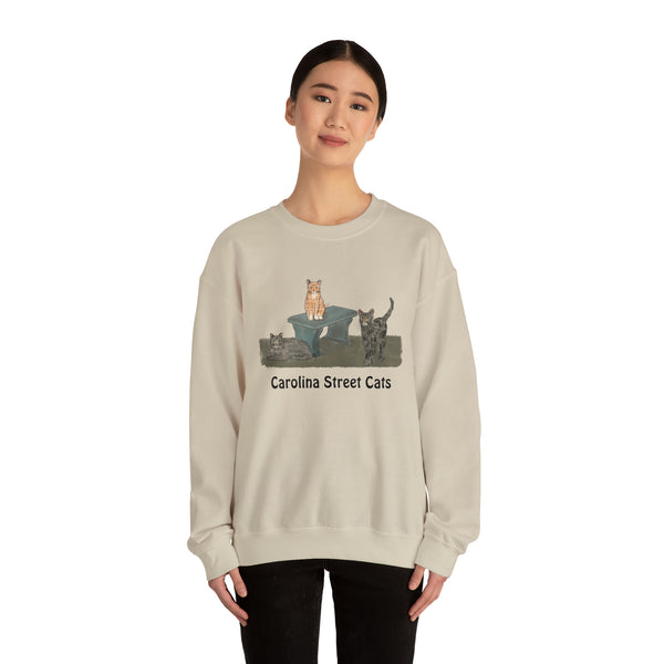 Carolina Street Cats Unisex Heavy Blend™ Crewneck Sweatshirt