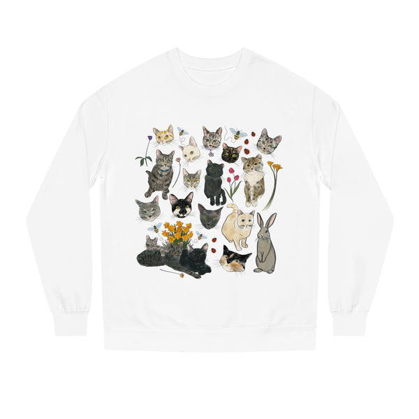 Tabby Trail Unisex Crew Neck Sweatshirt Extended Sizing