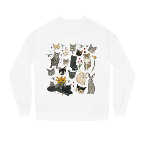 Tabby Trail Unisex Crew Neck Sweatshirt Extended Sizing