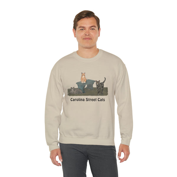 Carolina Street Cats Unisex Heavy Blend™ Crewneck Sweatshirt