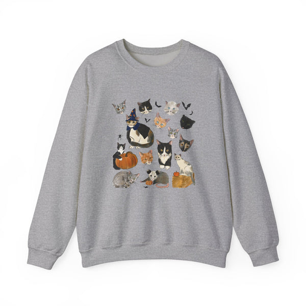 FALL Carolina Street Cats Logo Crewneck Sweatshirt