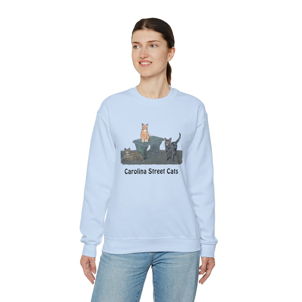 Carolina Street Cats Unisex Heavy Blend™ Crewneck Sweatshirt