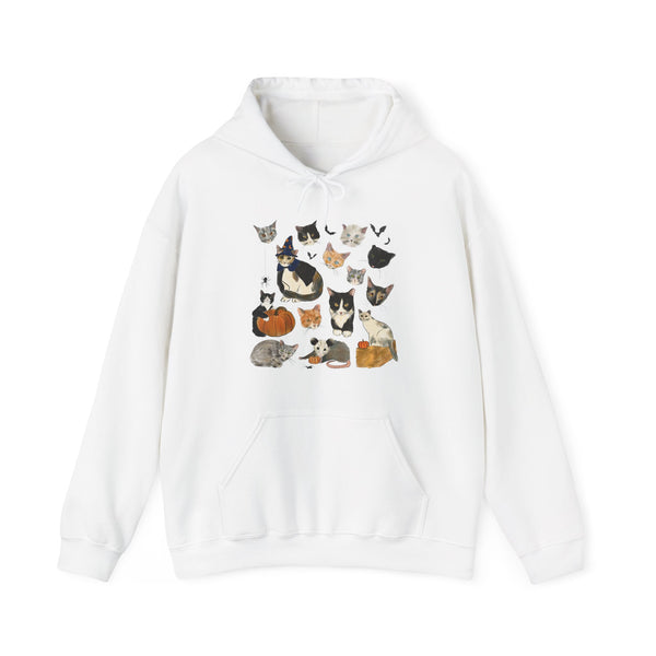 FALL Carolina Street Cats Logo Unisex Heavy Blend™ Hooded Sweatshirt