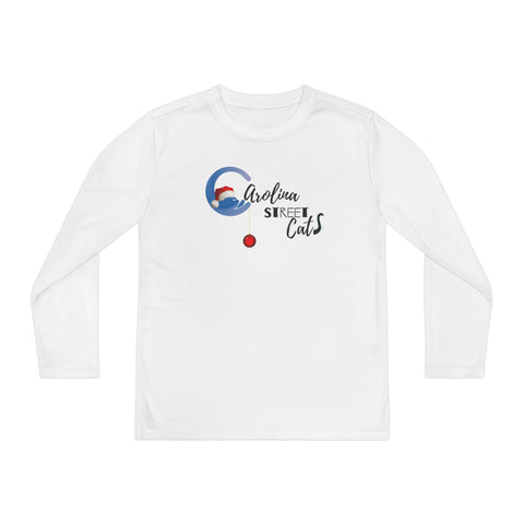 Carolina Street Cats Holiday Youth Long Sleeve Competitor Tee