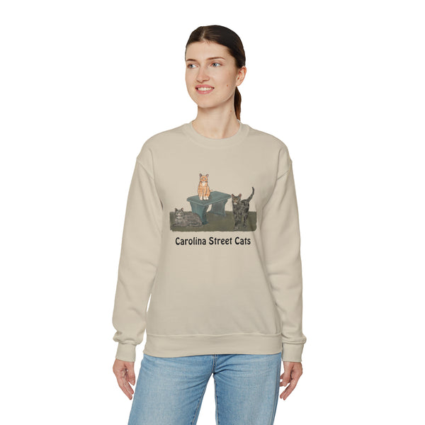 Carolina Street Cats Unisex Heavy Blend™ Crewneck Sweatshirt