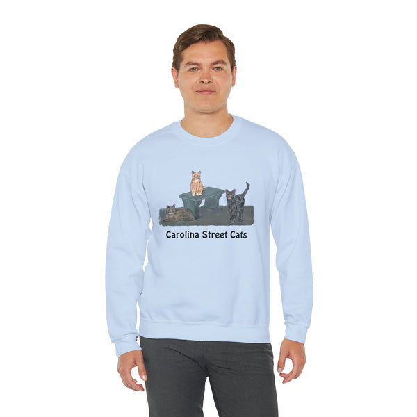 Carolina Street Cats Unisex Heavy Blend™ Crewneck Sweatshirt