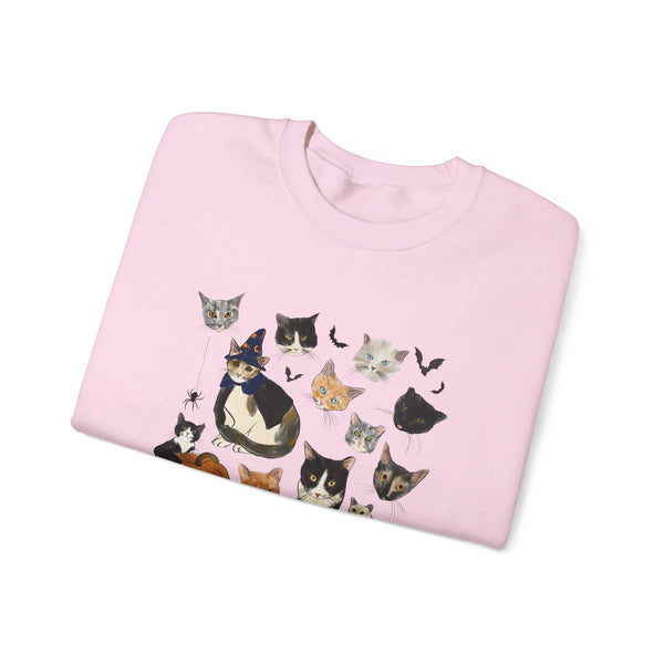 FALL Carolina Street Cats Logo Crewneck Sweatshirt