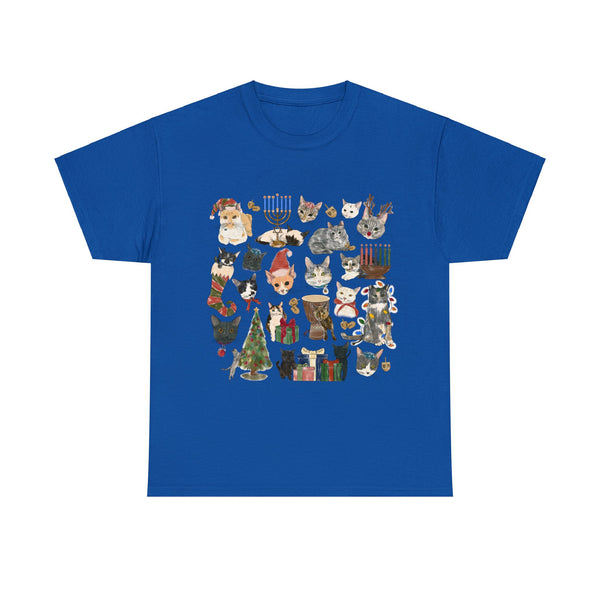 Tabby Trail Holiday Unisex Heavy Cotton Tee