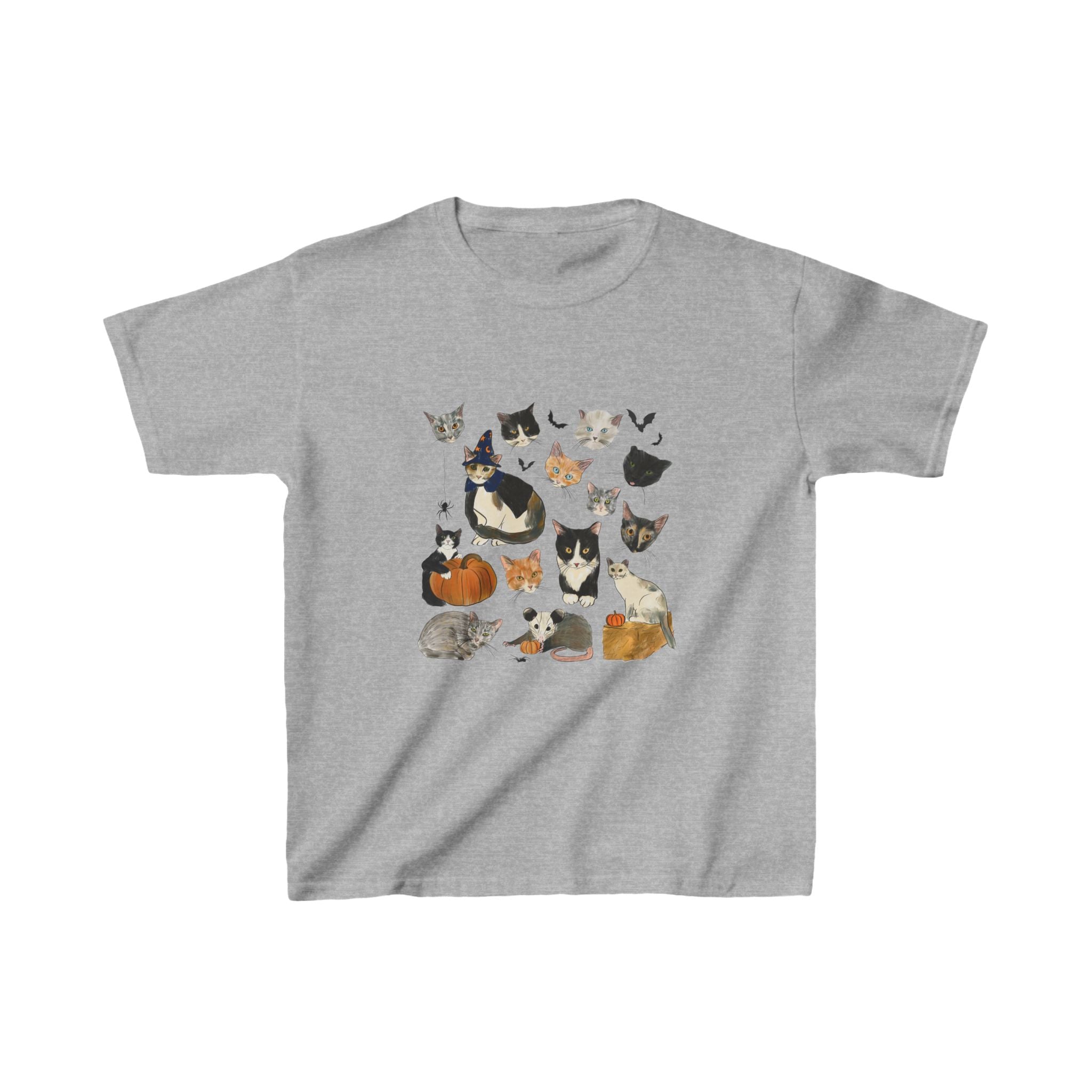 FALL Carolina Street Cats Kids Heavy Cotton™ Tee