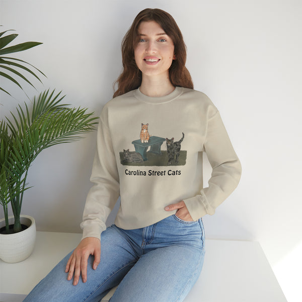 Carolina Street Cats Unisex Heavy Blend™ Crewneck Sweatshirt