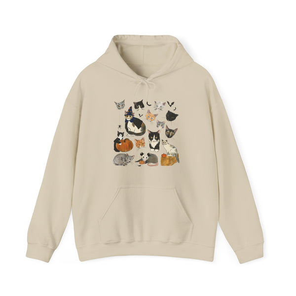 FALL Carolina Street Cats Logo Unisex Heavy Blend™ Hooded Sweatshirt