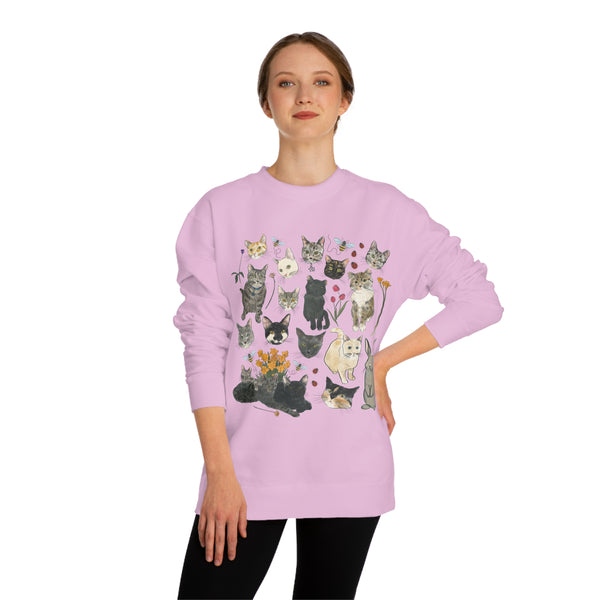 Tabby Trail Unisex Crew Neck Sweatshirt Extended Sizing