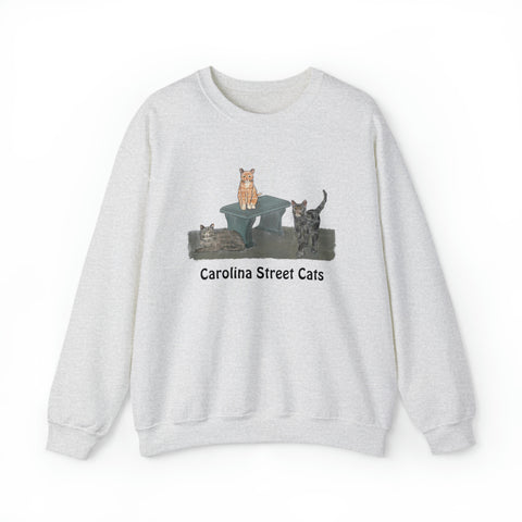 Carolina Street Cats Unisex Heavy Blend™ Crewneck Sweatshirt