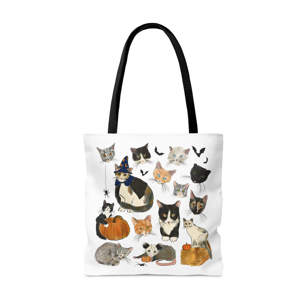 FALL Carolina Street Cats Tote Bag