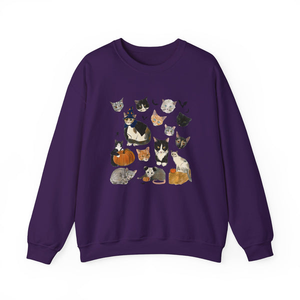 FALL Carolina Street Cats Logo Crewneck Sweatshirt