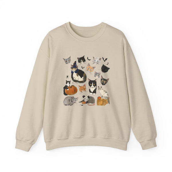 FALL Carolina Street Cats Logo Crewneck Sweatshirt