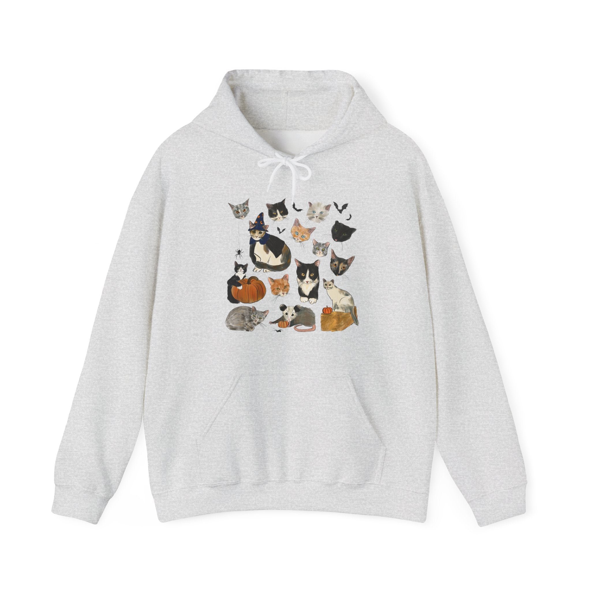 FALL Carolina Street Cats Logo Unisex Heavy Blend™ Hooded Sweatshirt