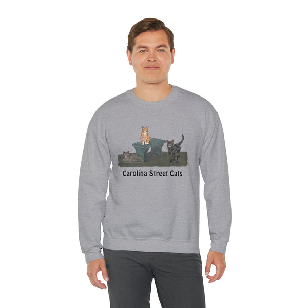 Carolina Street Cats Unisex Heavy Blend™ Crewneck Sweatshirt