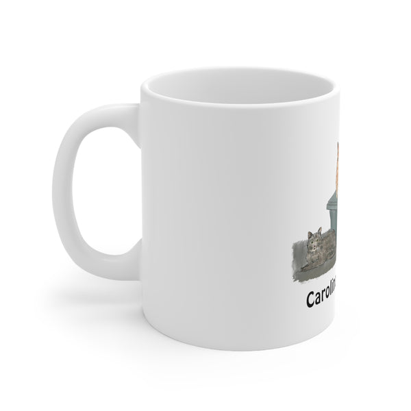 Carolina Street Cats Mug 11oz