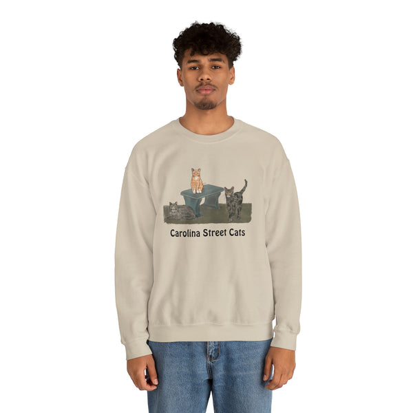 Carolina Street Cats Unisex Heavy Blend™ Crewneck Sweatshirt