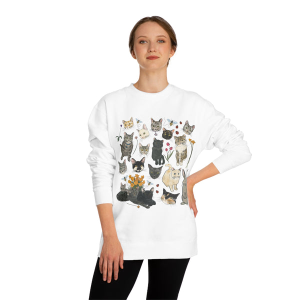 Tabby Trail Unisex Crew Neck Sweatshirt Extended Sizing