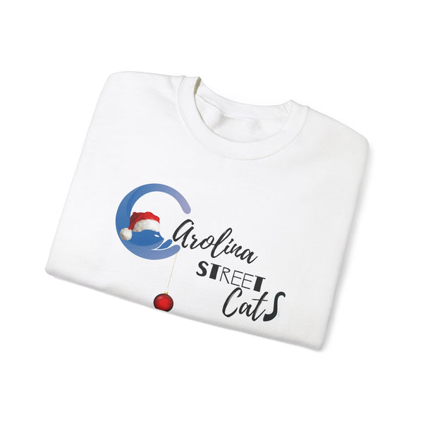 Happy Holidays Carolina Street Cats Crewneck Sweater