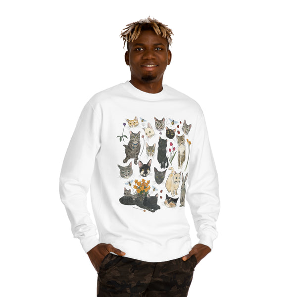 Tabby Trail Unisex Crew Neck Sweatshirt Extended Sizing