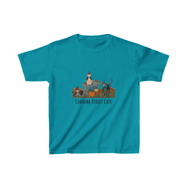 FALL 3 Cats Carolina Street Cats Kids Heavy Cotton™ Tee