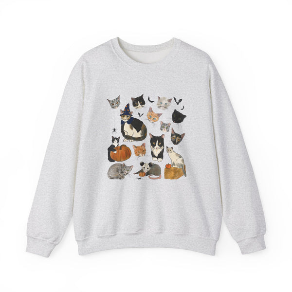 FALL Carolina Street Cats Logo Crewneck Sweatshirt