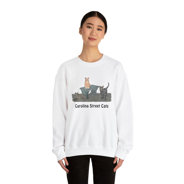 Carolina Street Cats Unisex Heavy Blend™ Crewneck Sweatshirt