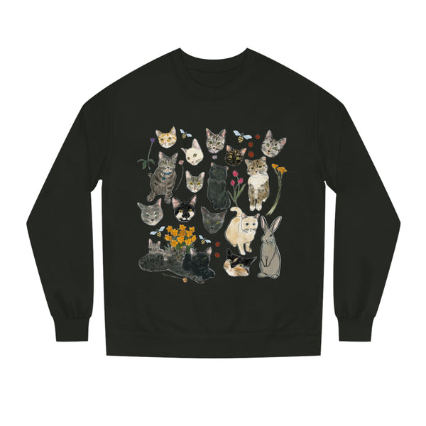 Tabby Trail Unisex Crew Neck Sweatshirt Extended Sizing