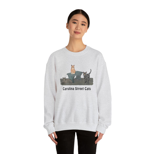 Carolina Street Cats Unisex Heavy Blend™ Crewneck Sweatshirt