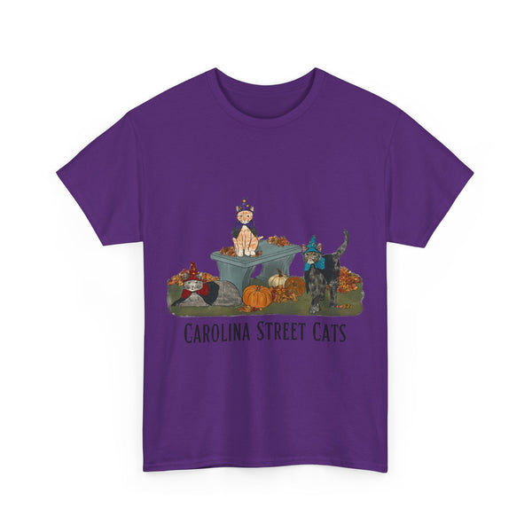 FALL 3 Cats Carolina Street Cats T-shirt