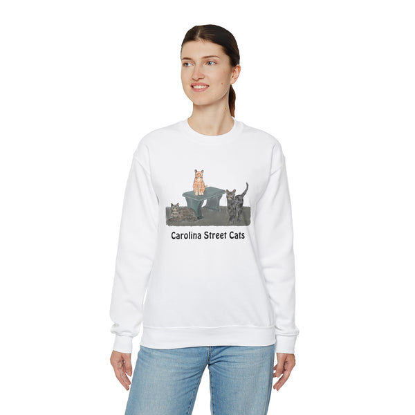 Carolina Street Cats Unisex Heavy Blend™ Crewneck Sweatshirt