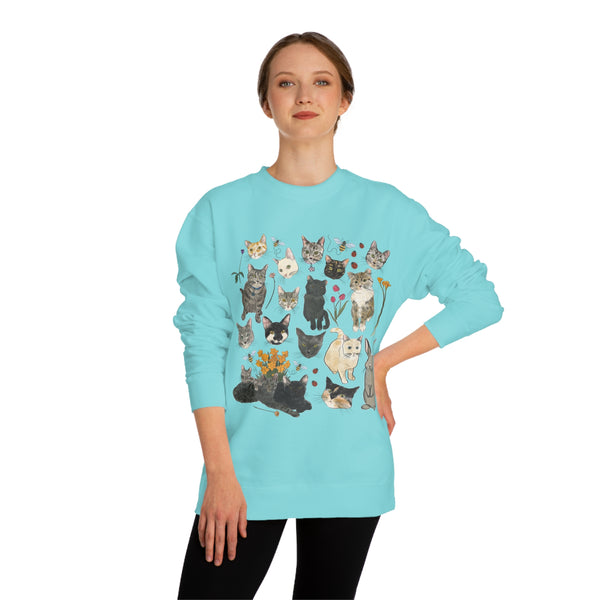 Tabby Trail Unisex Crew Neck Sweatshirt Extended Sizing