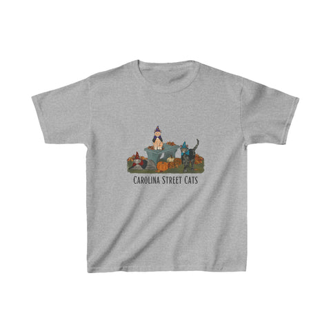 FALL 3 Cats Carolina Street Cats Kids Heavy Cotton™ Tee