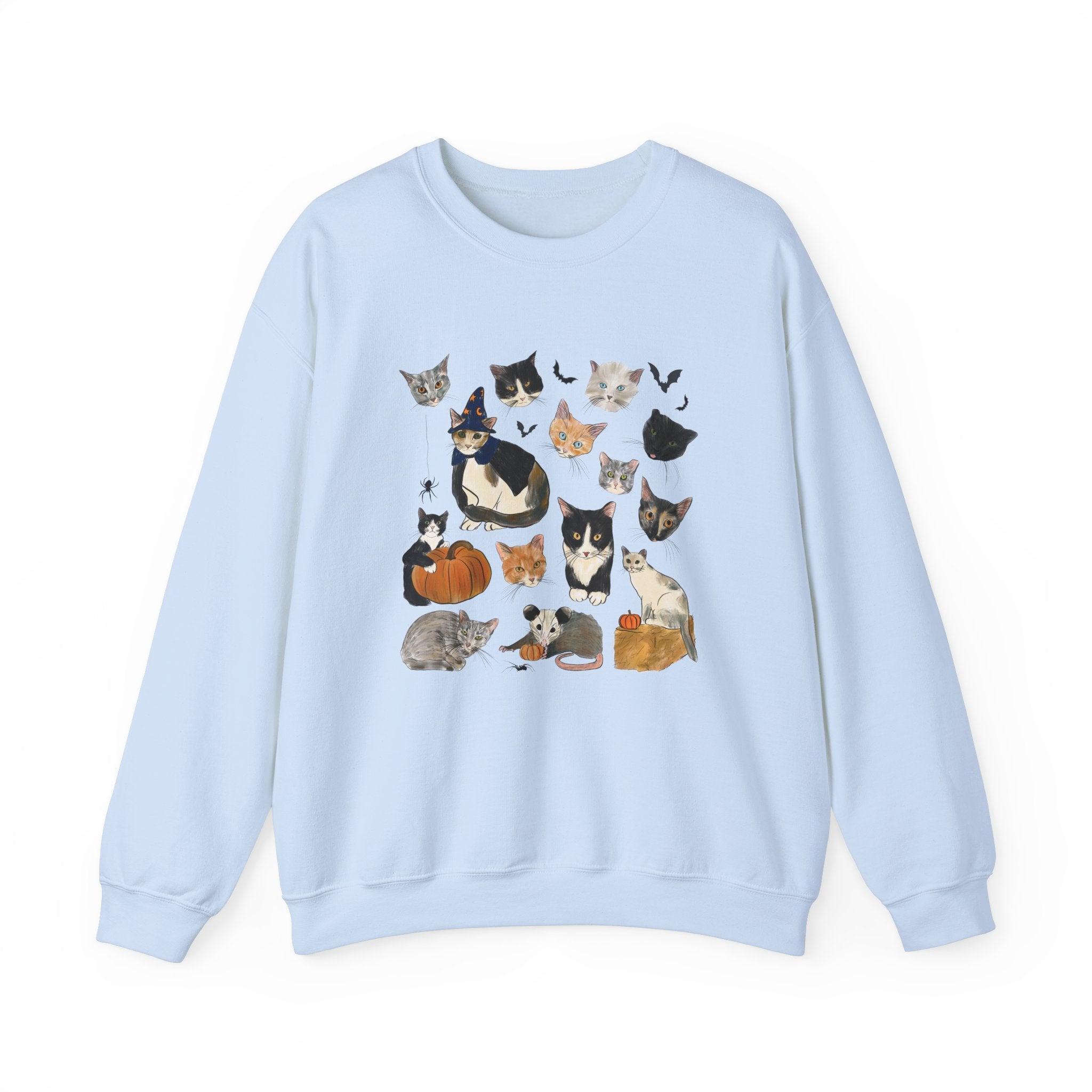 FALL Carolina Street Cats Logo Crewneck Sweatshirt