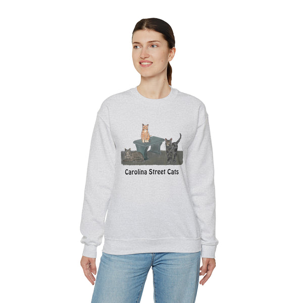 Carolina Street Cats Unisex Heavy Blend™ Crewneck Sweatshirt