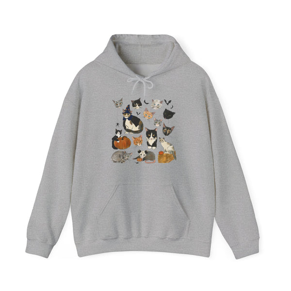 FALL Carolina Street Cats Logo Unisex Heavy Blend™ Hooded Sweatshirt