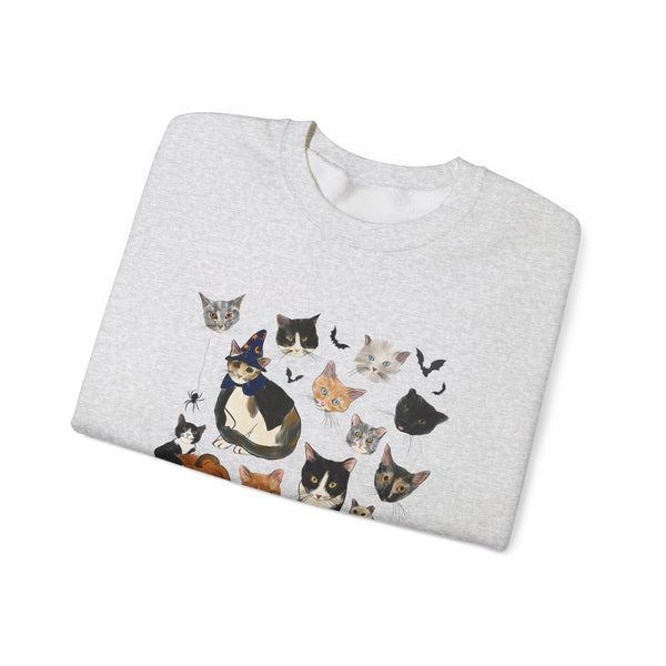 FALL Carolina Street Cats Logo Crewneck Sweatshirt