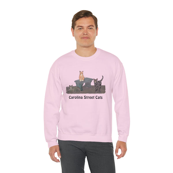 Carolina Street Cats Unisex Heavy Blend™ Crewneck Sweatshirt