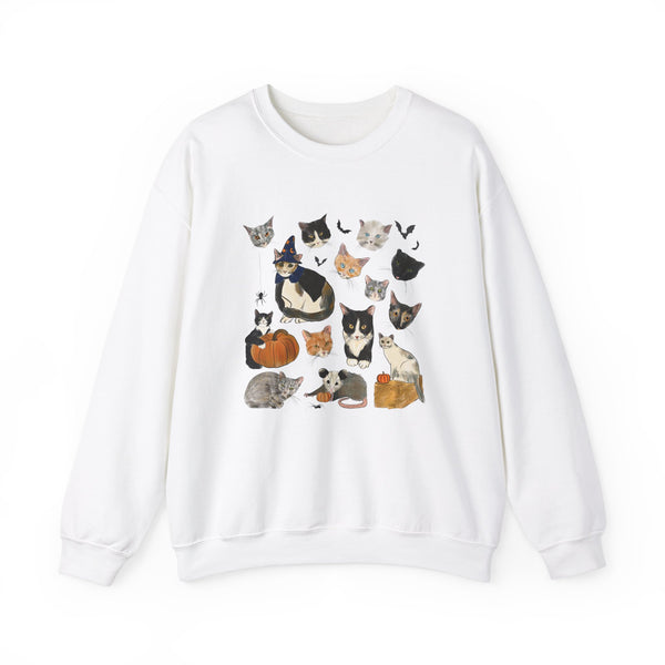 FALL Carolina Street Cats Logo Crewneck Sweatshirt