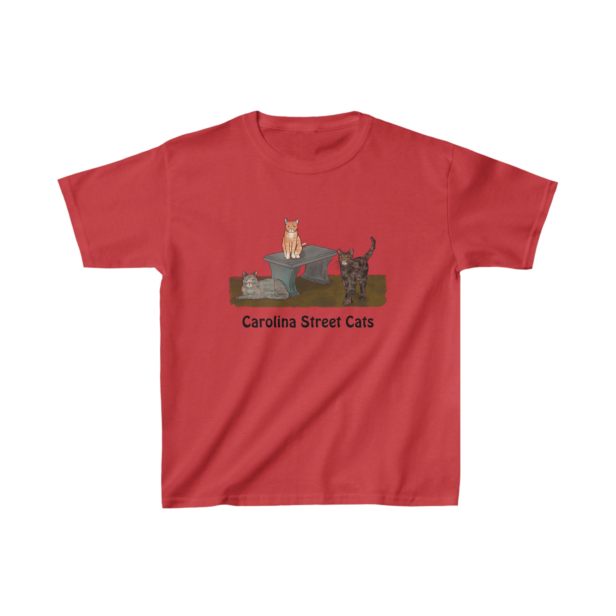 Carolina Street Cats Kids Heavy Cotton™ Tee