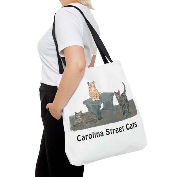 Carolina Street Cats Tote Bag