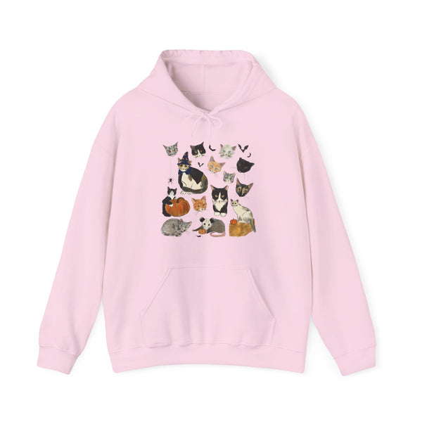 FALL Carolina Street Cats Logo Unisex Heavy Blend™ Hooded Sweatshirt