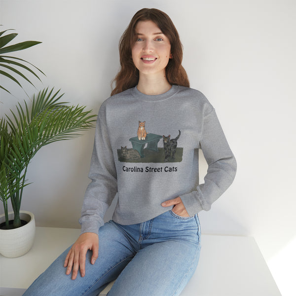 Carolina Street Cats Unisex Heavy Blend™ Crewneck Sweatshirt