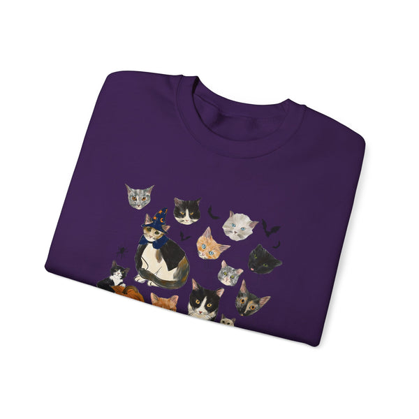 FALL Carolina Street Cats Logo Crewneck Sweatshirt